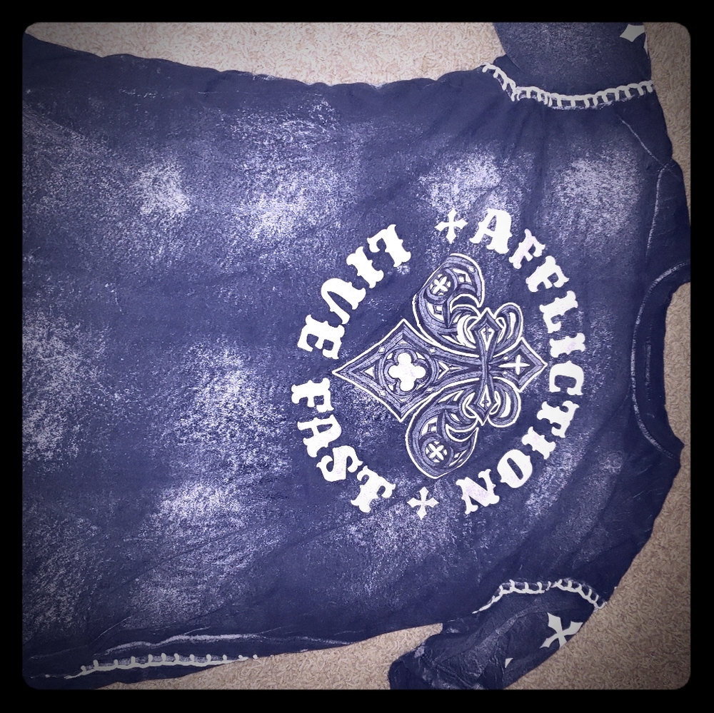 Affliction tshirt size xl